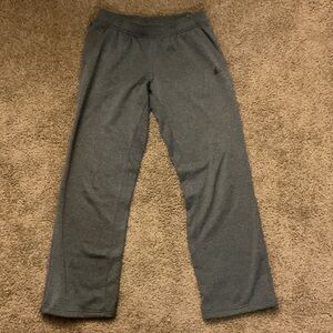 adidas Men's Dark Gray Fleece Sweatpants